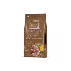 Fitmin dog Purity GF Senior&Light Lamb / комплексний беззерновий корм для собак з надлишком ваги та собак старшого віку (баранина), 12кг