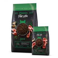 Fitmin cat For Life Adult Lamb 8 kg / комплексний корм для дорослих котів з ягням 8 кг