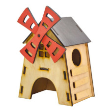 Будинок для хом’яка “Вітряк” (13см х 15см х 20см)