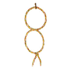 Кільця плетені, мотузка (2шт)