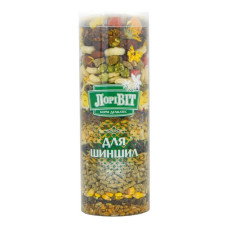 Лорівіт корм -ДЕЛІКАТЕС для шиншил, прозора туба