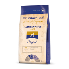 Fitmin dog maxi maintenance 12 kg / повноцінний корм середньої калорійності для дорослих собак великих порід, 12 кг